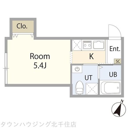 ボアソルテ竹ノ塚の物件間取画像